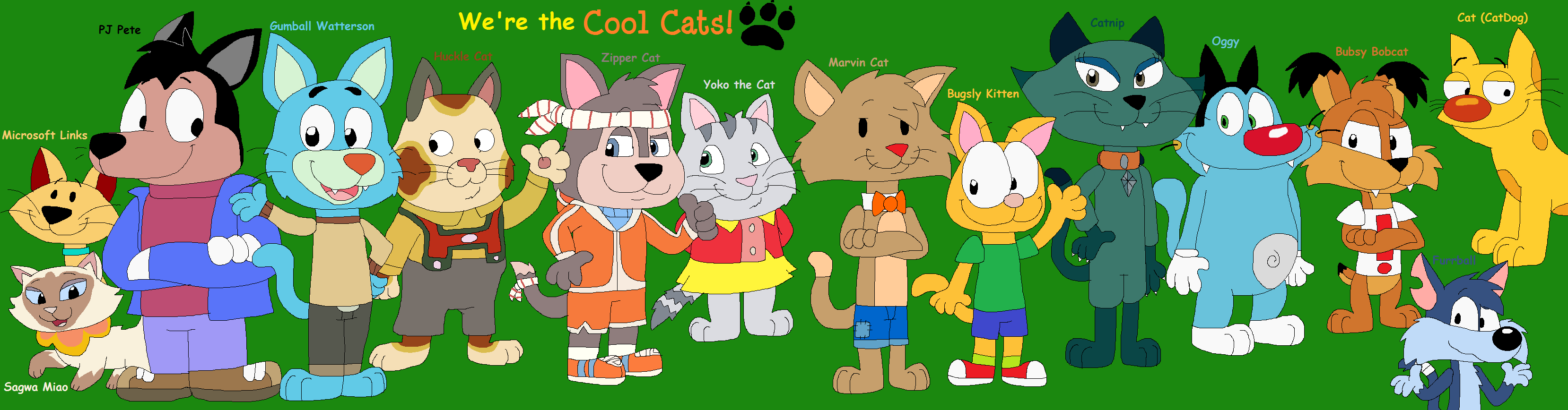 My Favorite Cartoon Cats by JustinandDennis on DeviantArt