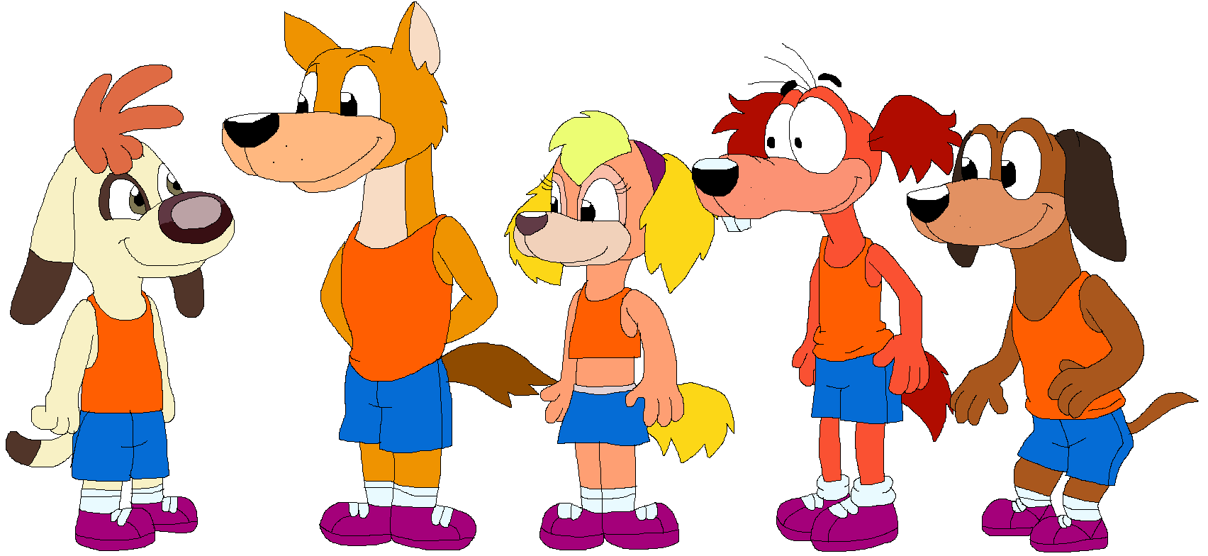 Scruff meets the Dynamics by JustinandDennis on DeviantArt