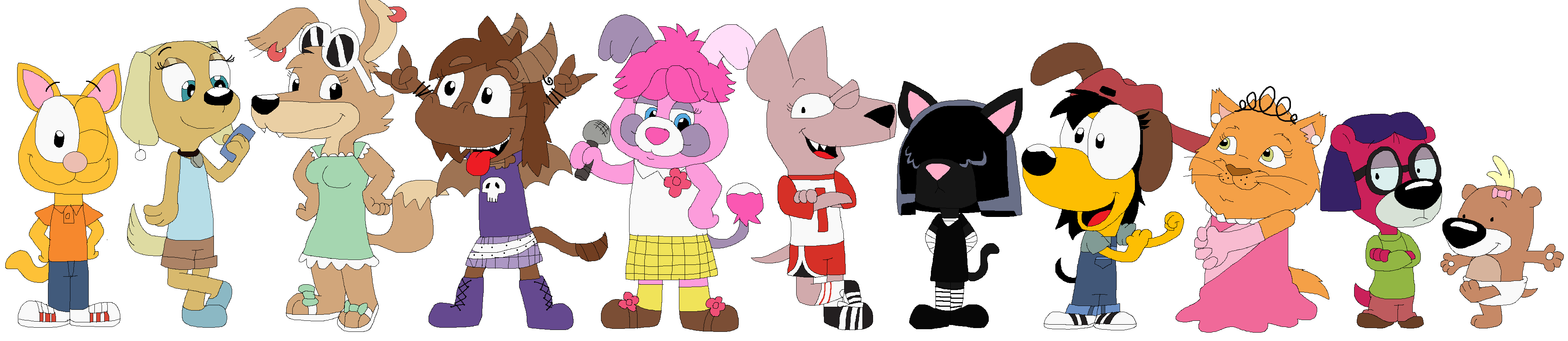 Bugsly and friends as the Loud Children