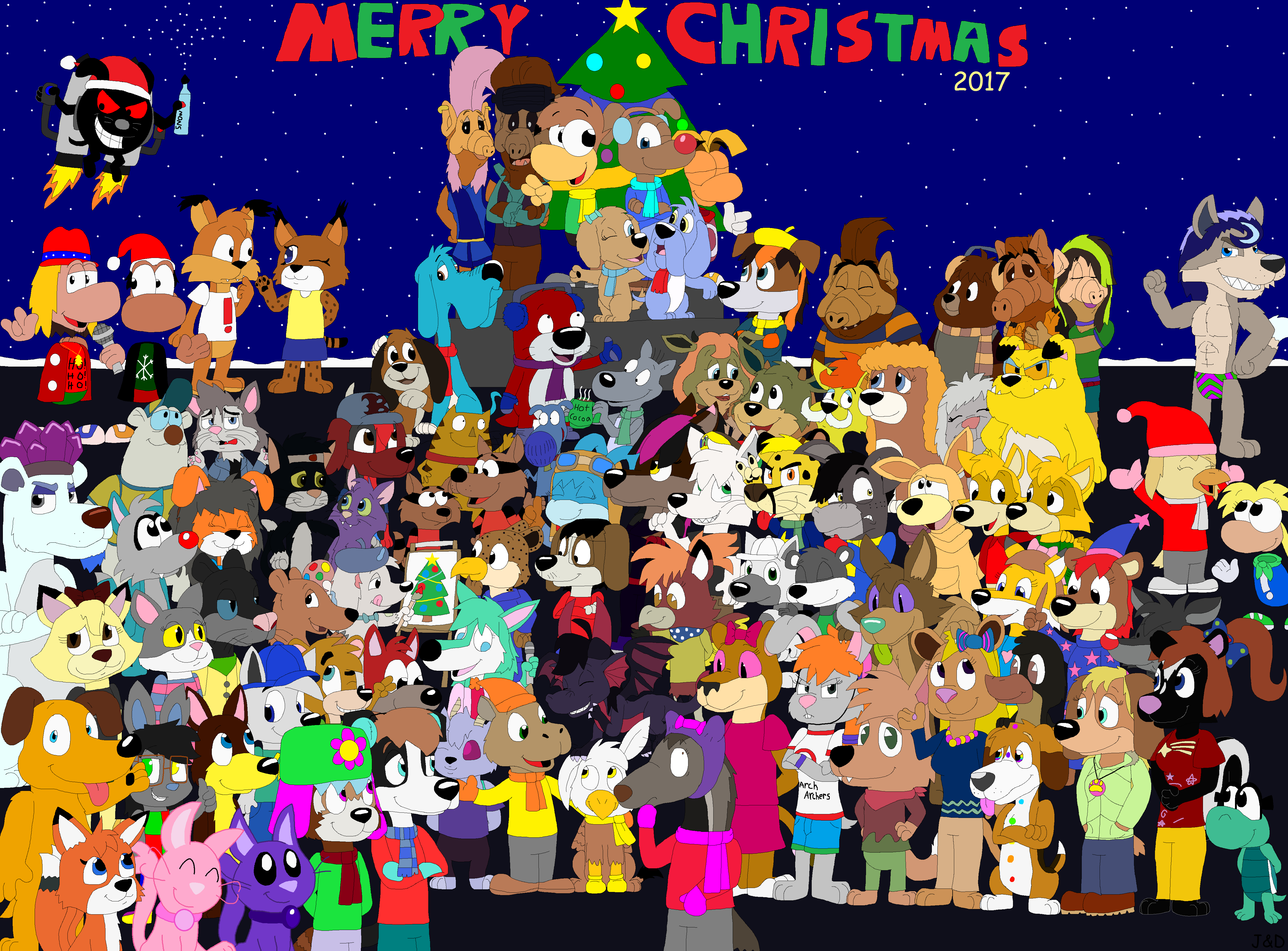 Christmas Group Picture 2017 by JustinandDennis on DeviantArt