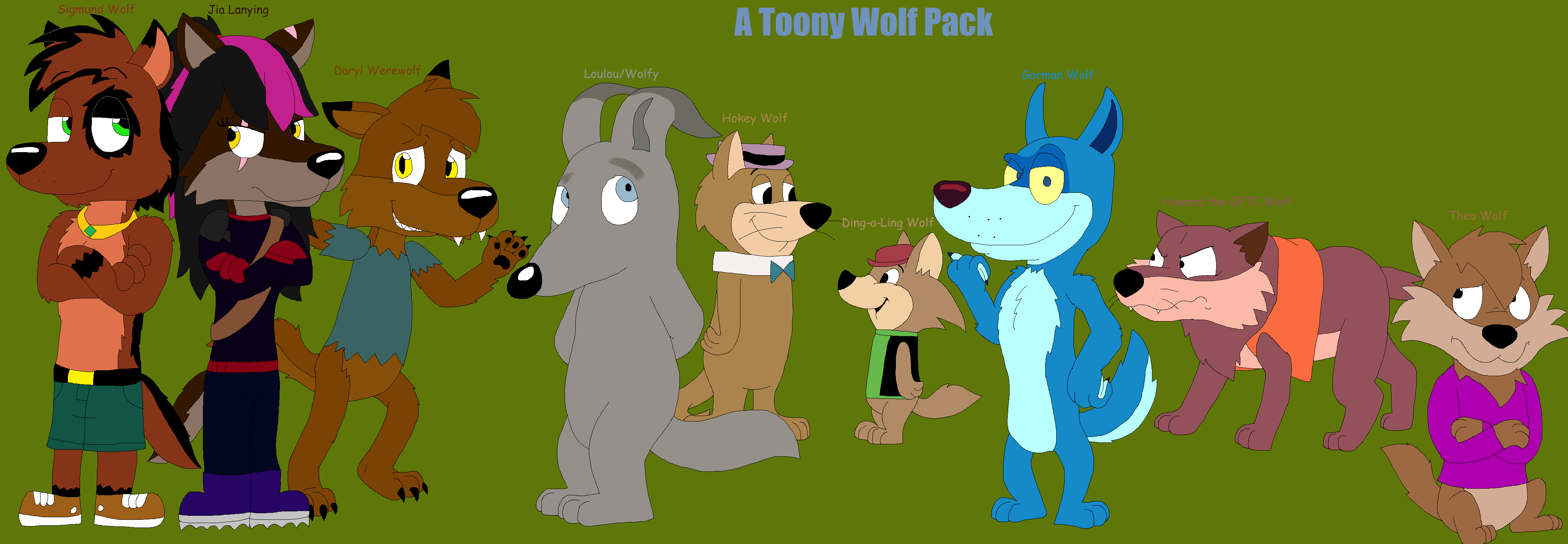 My Favorite Cartoon Wolves by JustinandDennis on DeviantArt