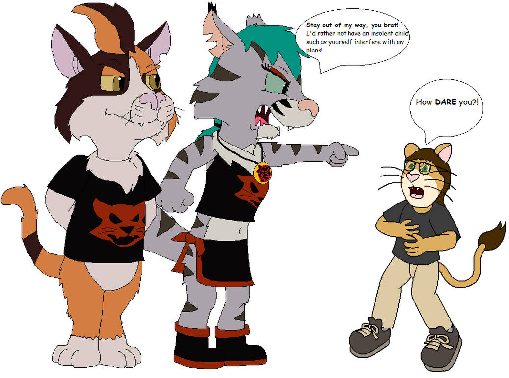 Lycia yelling at Young Ricky by JustinandDennis on DeviantArt