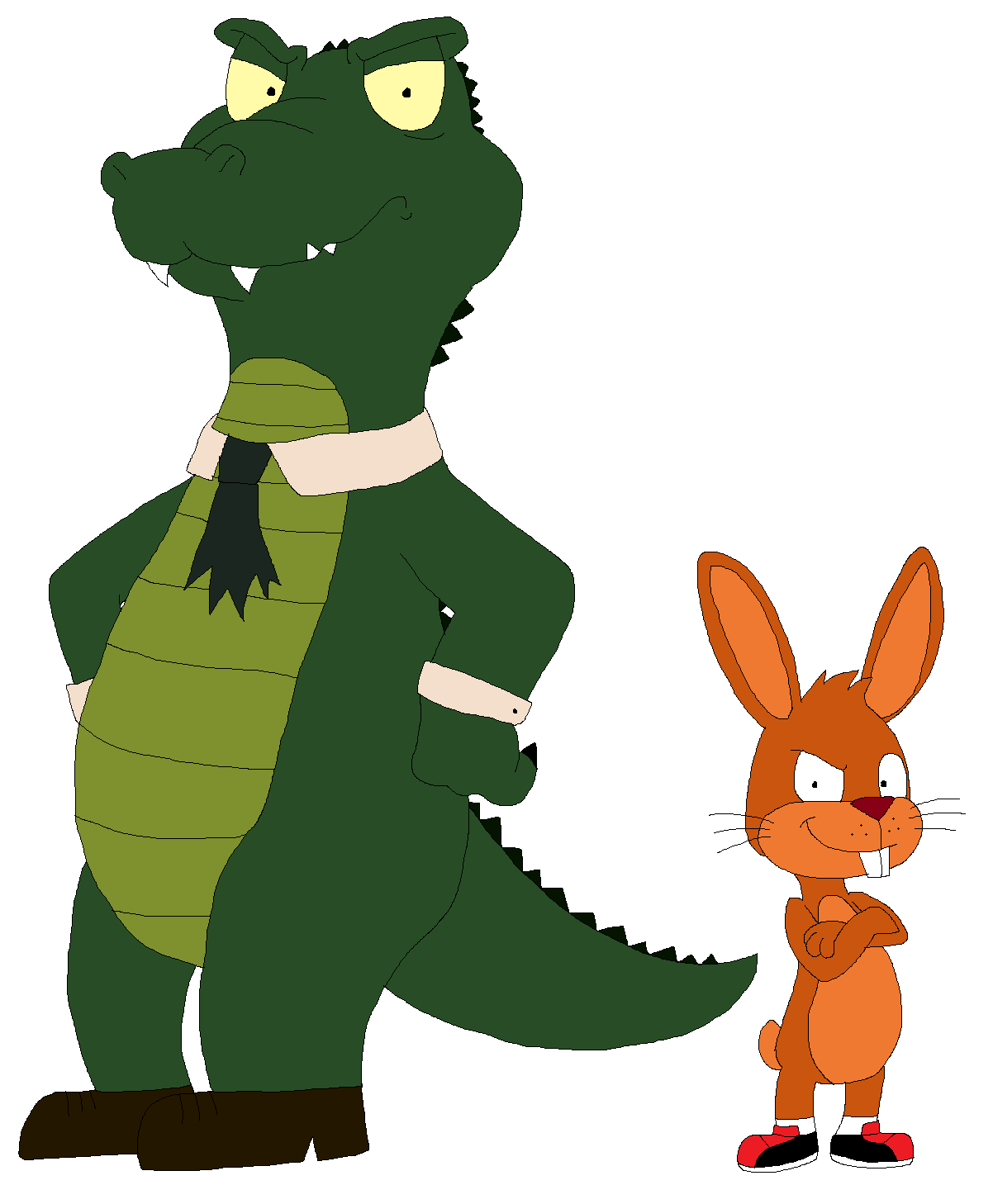 Snaggle Croc and Randy Rabbit by JustinandDennis on DeviantArt