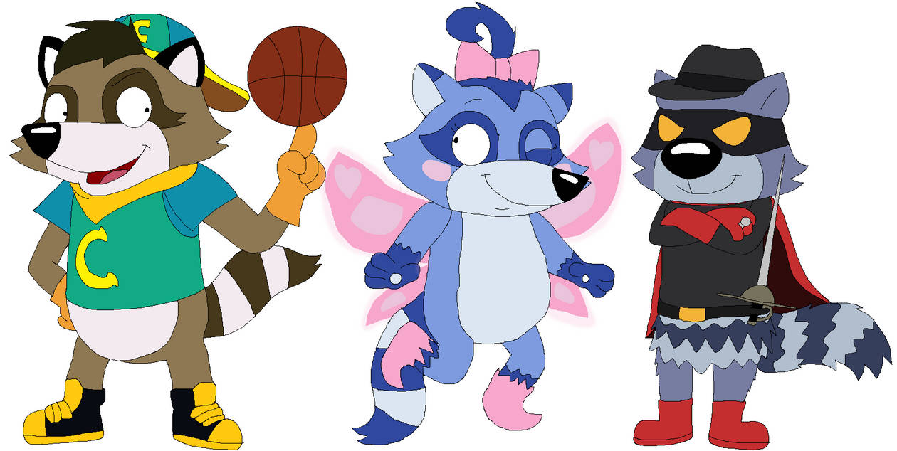 Kid Crew Racoon Super-Powered Raccoon Kids by JustinandDennis on DeviantArt