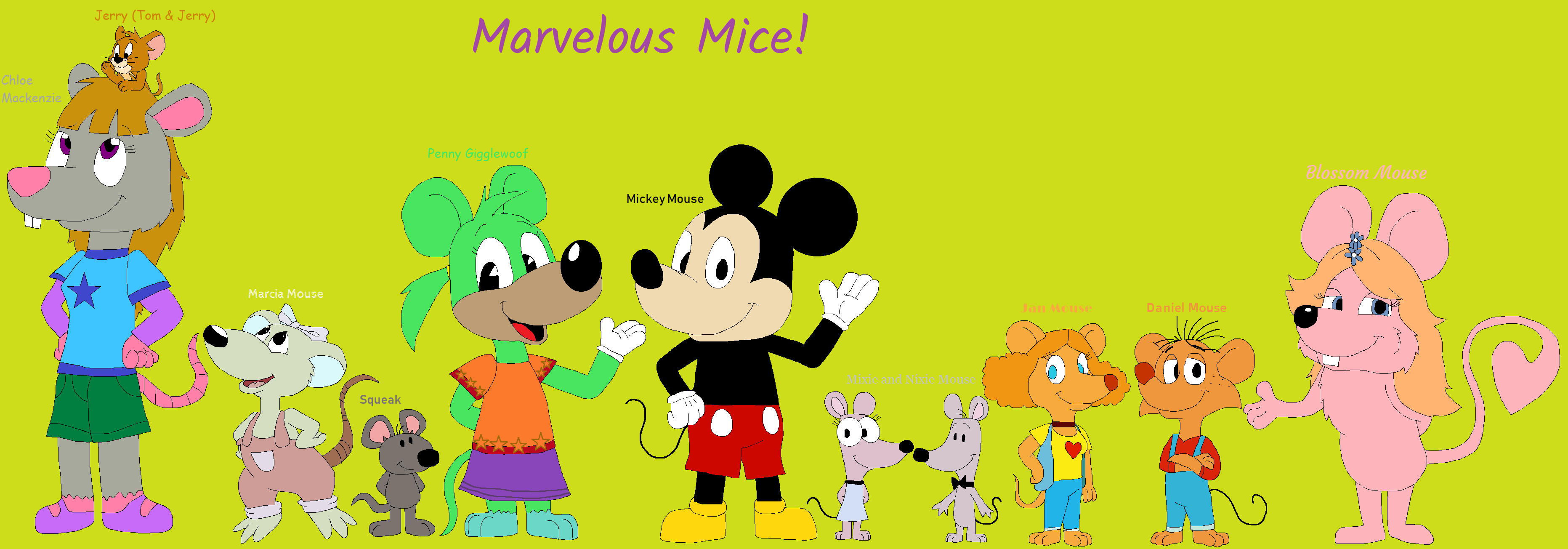 Mouse Deviantart My Favorite Cartoon Mice by JustinandDennis on DeviantArt