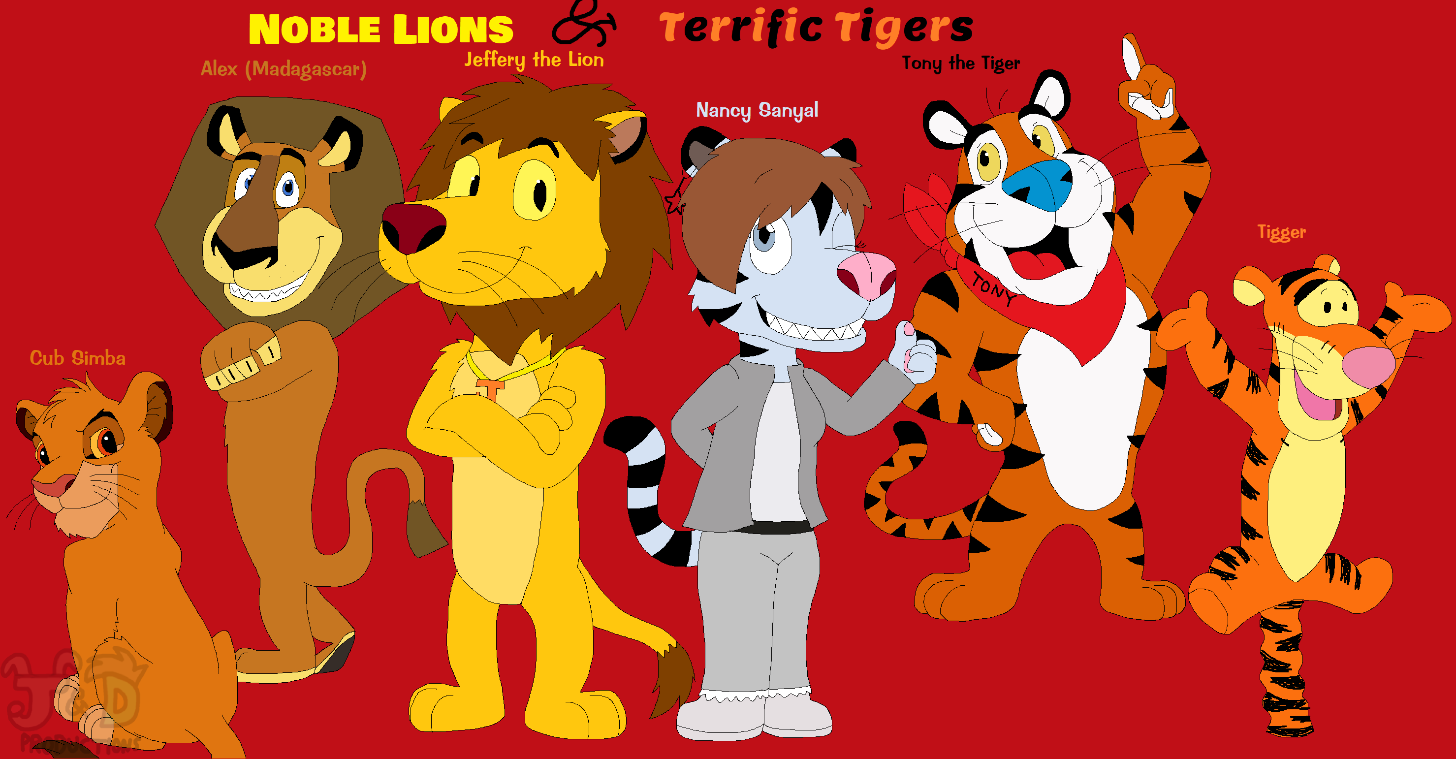 My Favorite Lions and Tigers by JustinandDennis on DeviantArt My Favorite Lions and Tigers by JustinandDennis on DeviantArt