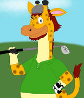 The Golfer Giraffe