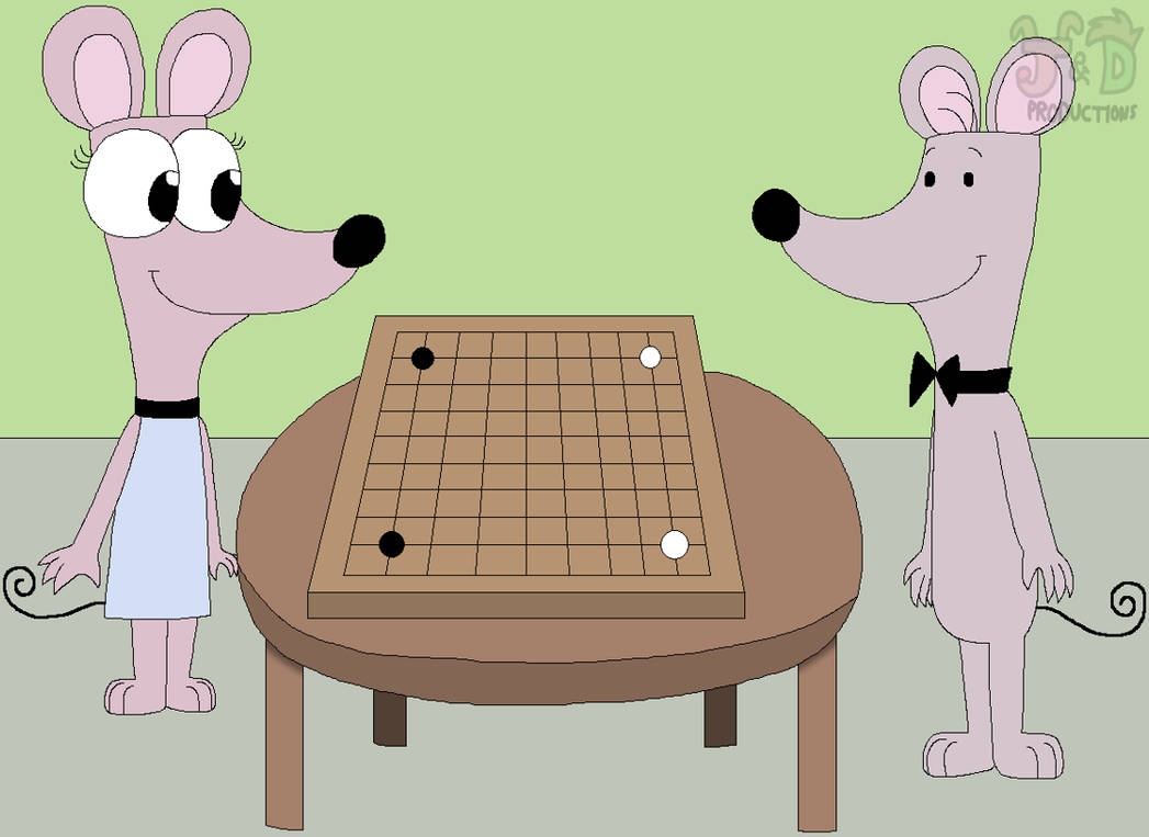 Nixie and Mixie play Go by JustinandDennis on DeviantArt