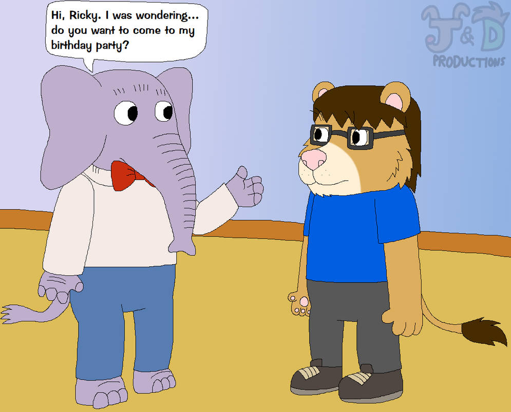 AT: Dennis invites Ricky to his birthday party by JustinandDennis on ...