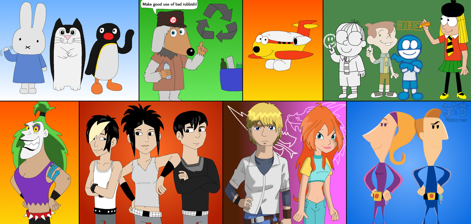 Random Fanart Montage 13 by JustinandDennis on DeviantArt