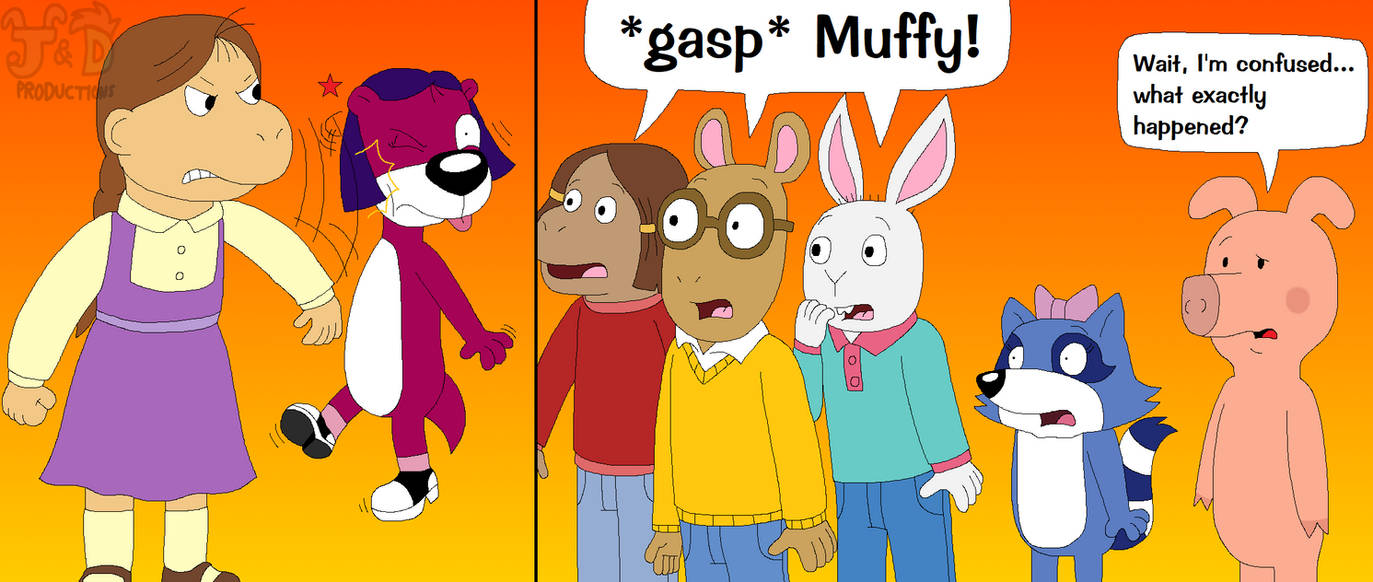 Muffy Deviantart Muffy slaps Jelly (and all Heck breaks loose) by JustinandDennis on ...