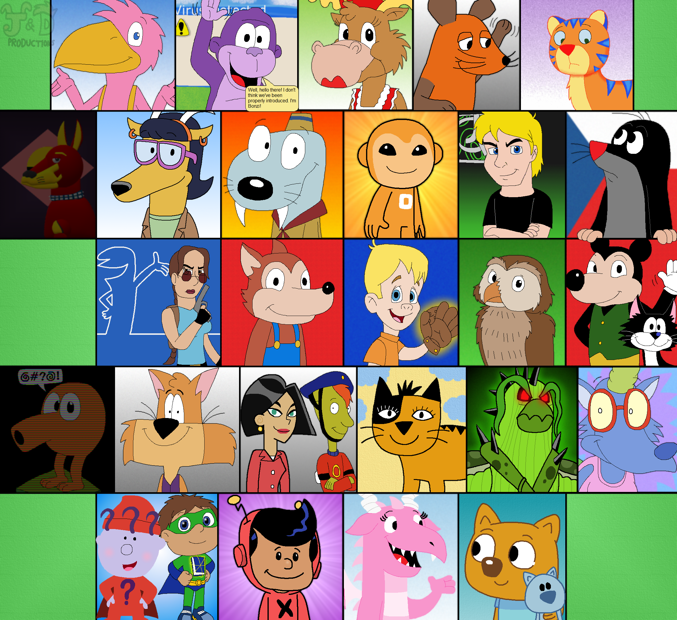 Abc Month Characters. Deviantart Fanart Montage: ABC Edition by JustinandDennis on DeviantArt