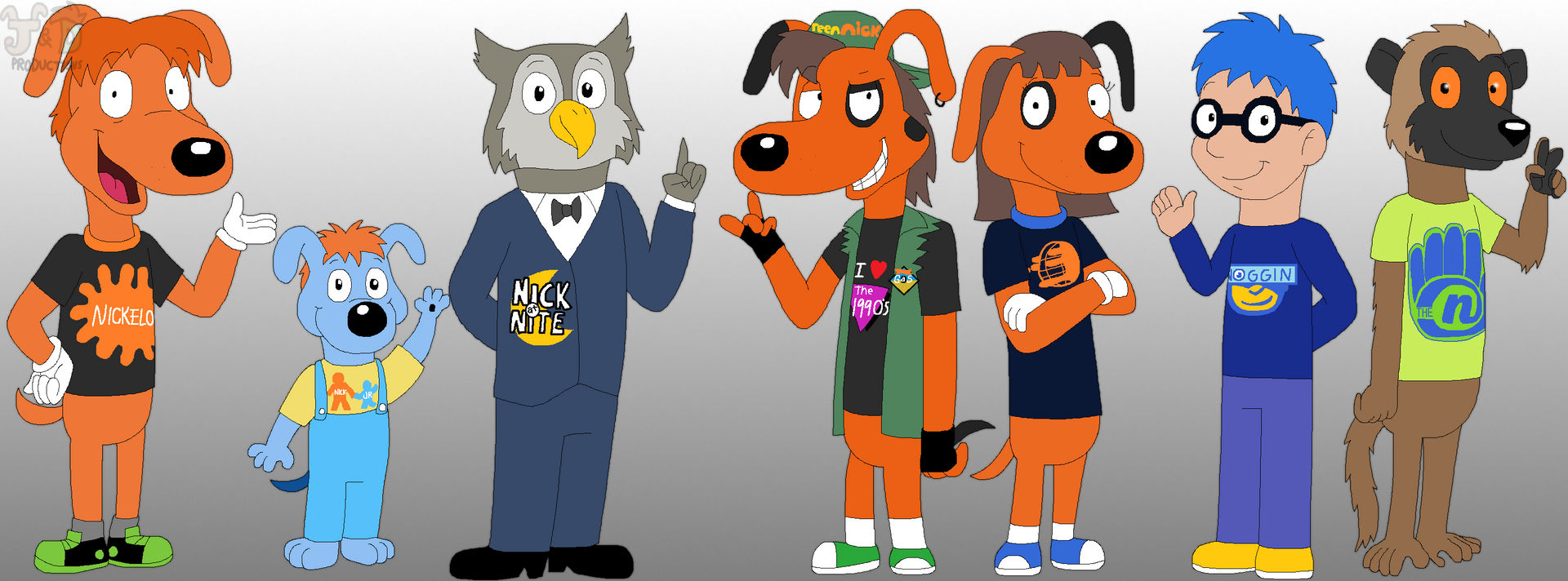 Nick Friends Deviantart Nickelodeon Personifications (my take) by JustinandDennis on DeviantArt