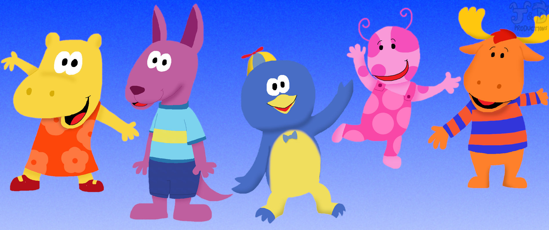 Backyardigans Blue Blue's Clues Backyardigans by JustinandDennis on DeviantArt