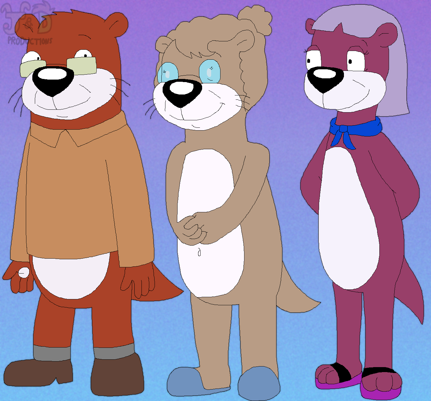 Elderly PB and J Otter by JustinandDennis on DeviantArt
