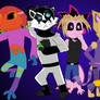 Danny, Yugi, Odd, Will, and Tucker as Zoanthropes