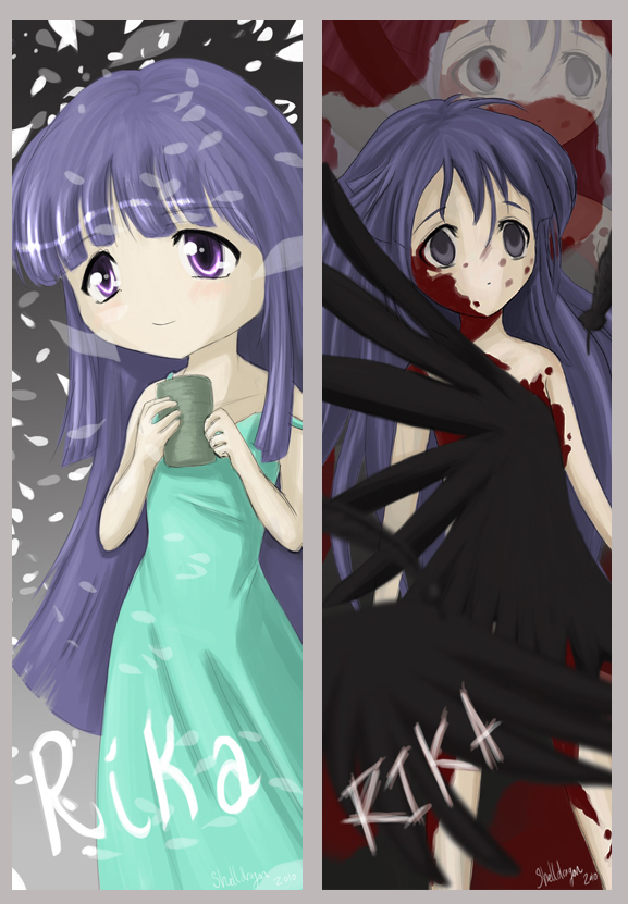 Rika Bookmark Front and Back