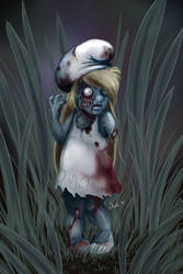 Zombie Smurfette