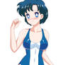 Sailor Mercury in swimsuit