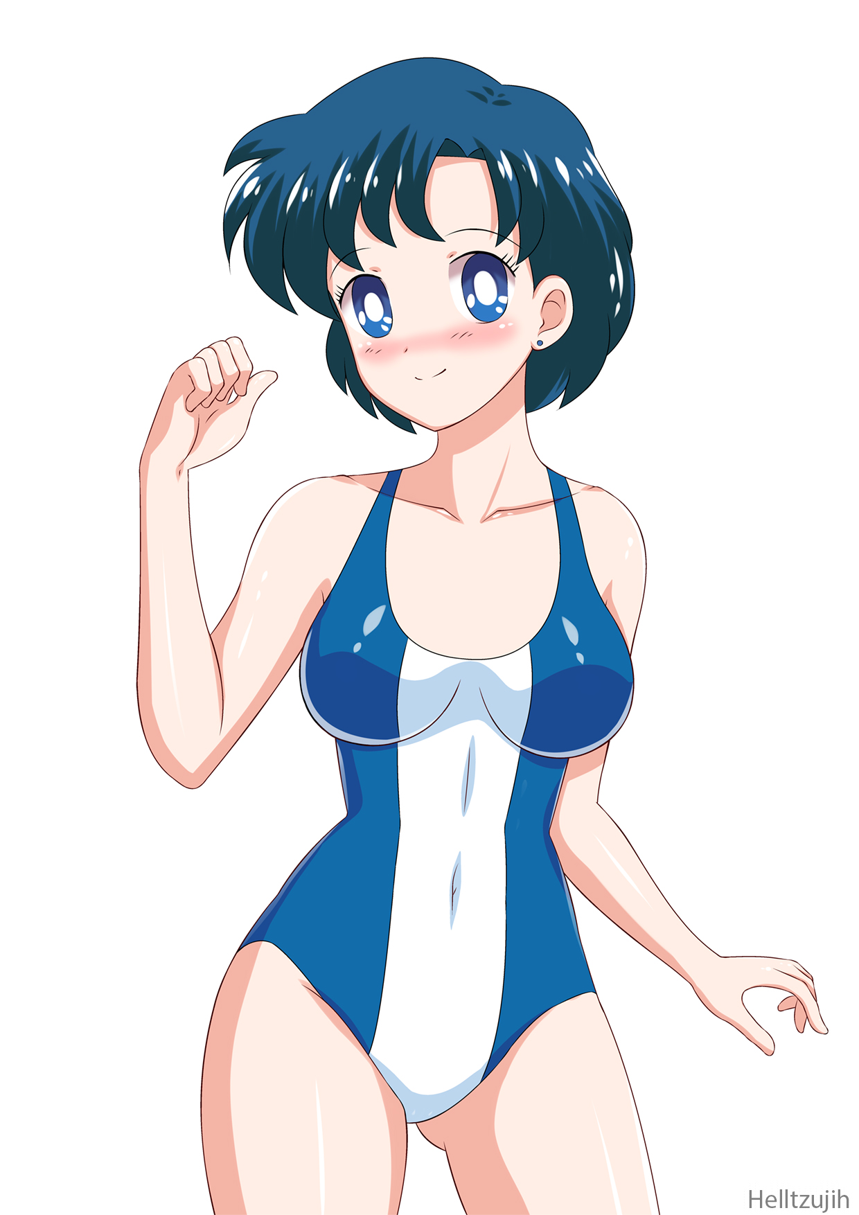 Sailor Mercury in swimsuit