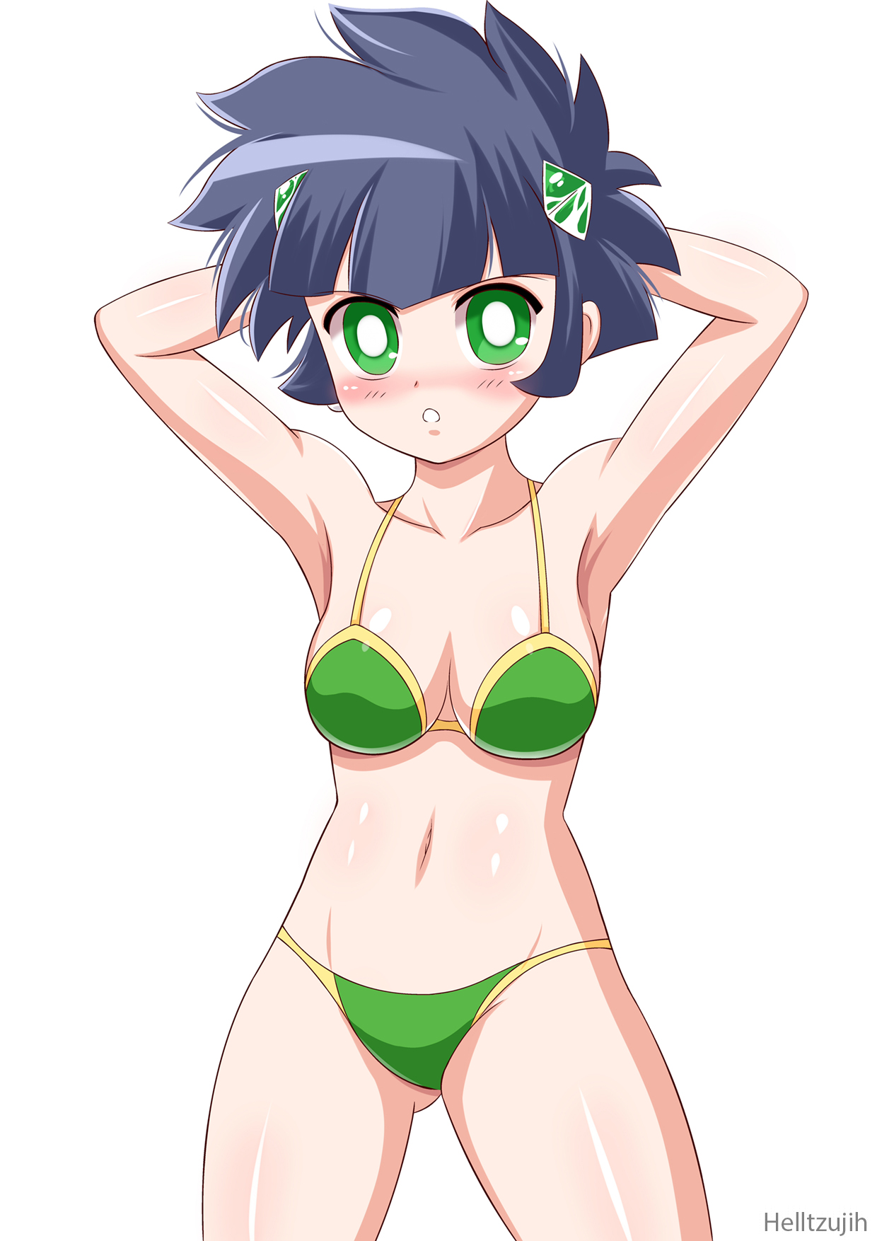 Commission - Kaoru teenage version in bikini