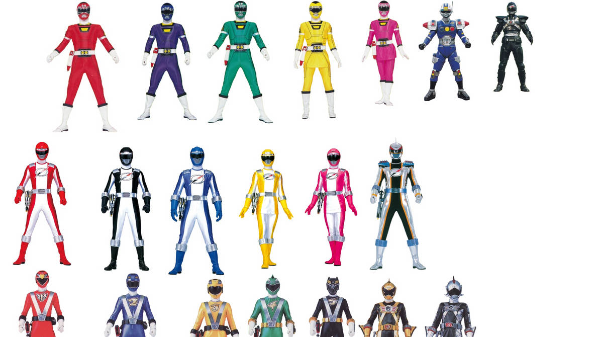 Racecar themed Power Rangers by TKlause0403 on DeviantArt