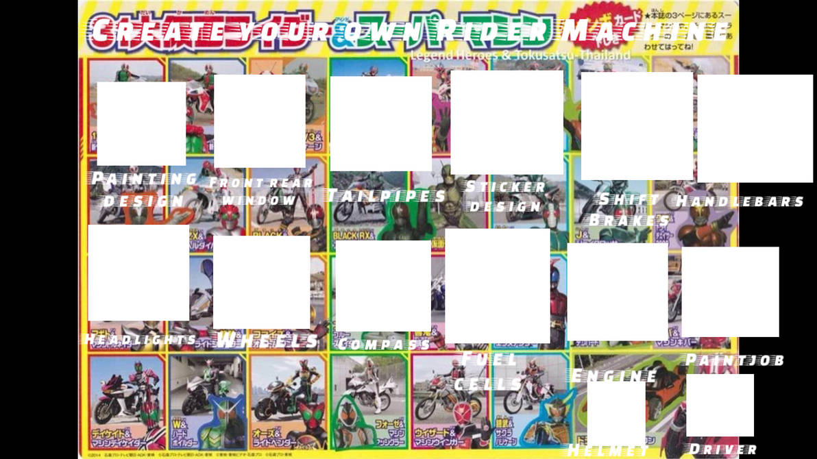 Create your own Rider Machine template by TKlause0403 on DeviantArt