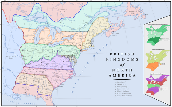 The Kingdoms of North America