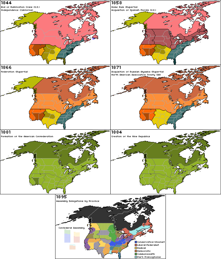 A House Divided, Standing: North America, 1844-95