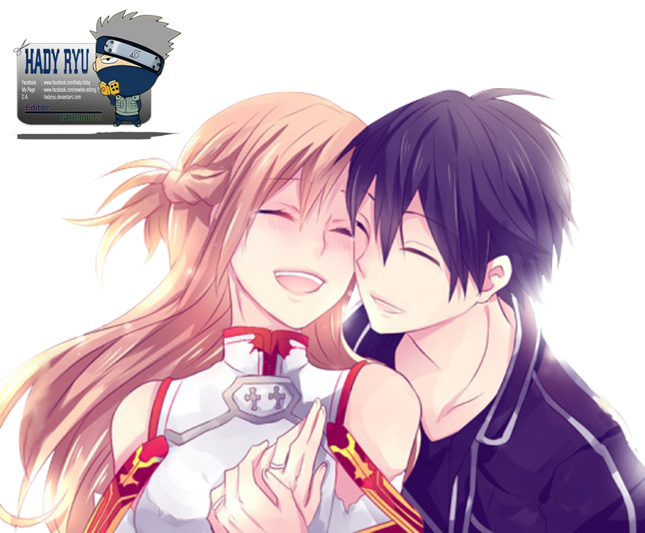 Sao Renders Kirito and Asuna SAO Render by HadyRyu on DeviantArt