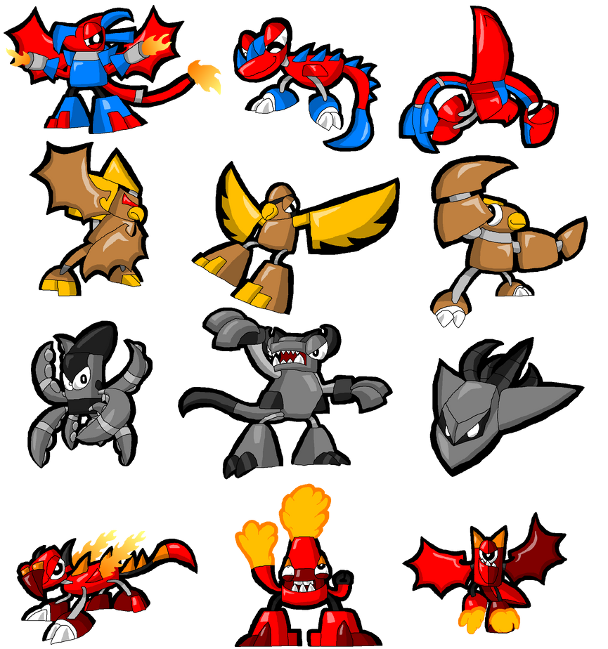 Mixels: My Series 1 Redesigns and Poses by DarkTidalWave on DeviantArt