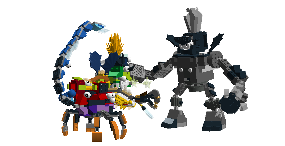 Lego Mixels: A Gigantic Fight! by DarkTidalWave on DeviantArt