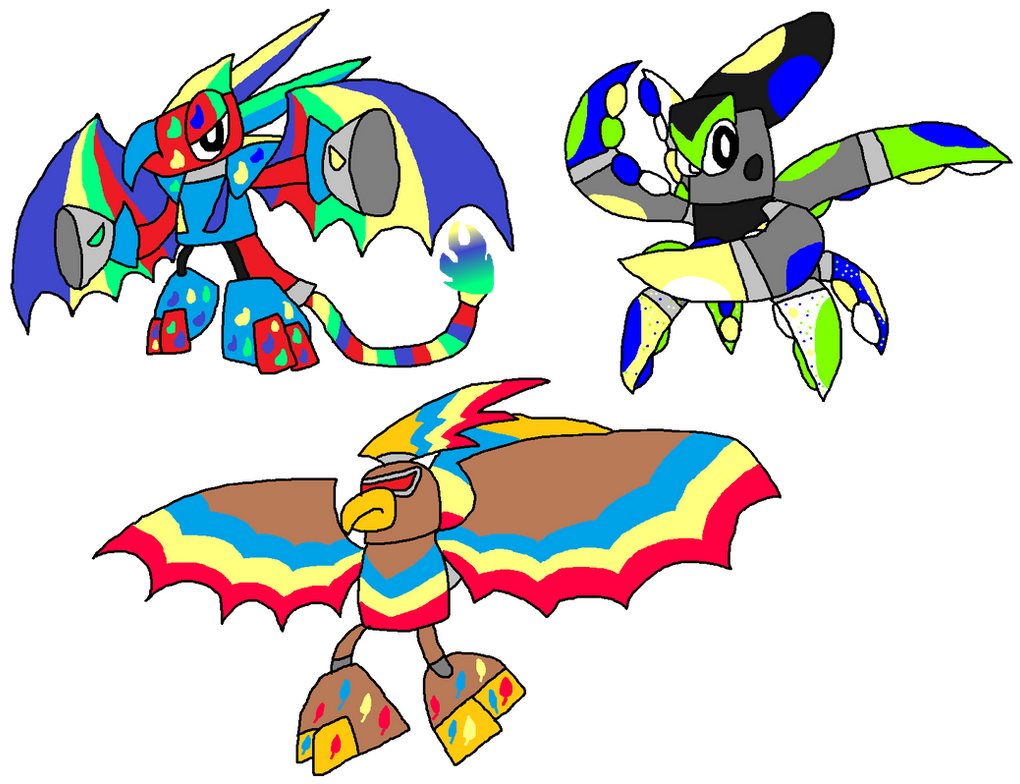 MLP Mixels: Rainbowfied Drazor Octorn and Soar by DarkTidalWave on ...