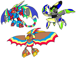 MLP Mixels: Rainbowfied Drazor Octorn and Soar