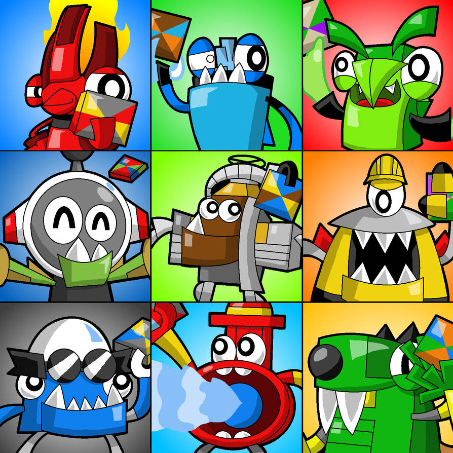 Mixels: Mixels Anniversary 2016 by DarkTidalWave on DeviantArt