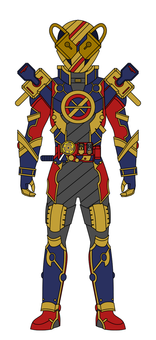 Kamen Rider Evol: Lock Form by DarkTidalWave on DeviantArt