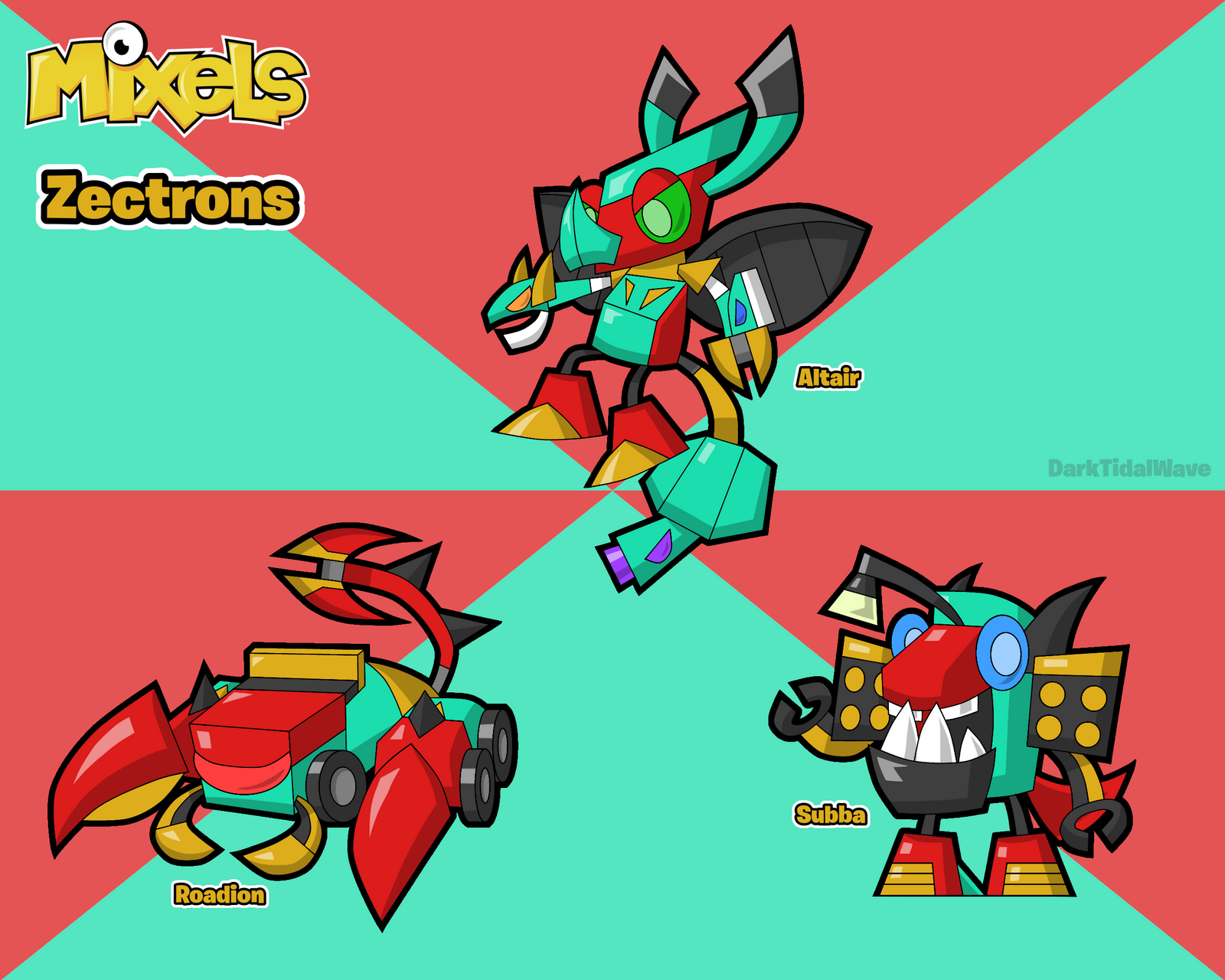 Mixelsoc Mixels S1 OC: Zectrons by DarkTidalWave on DeviantArt