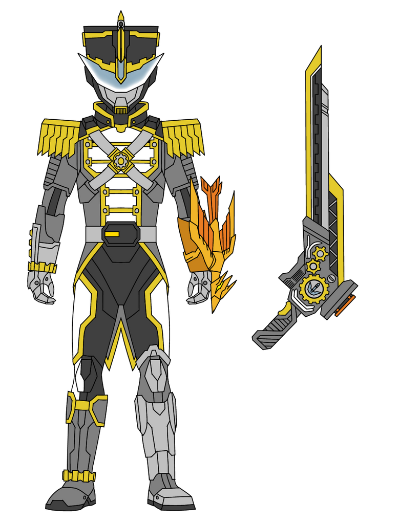 Masked Rider Bird Kamen Rider Bataille: Gold Bird Soldier by DarkTidalWave on DeviantArt