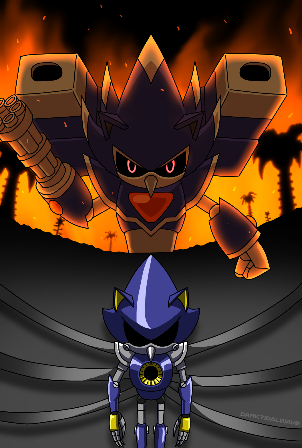 Super Neo Metal Sonic by cybervader311 on DeviantArt