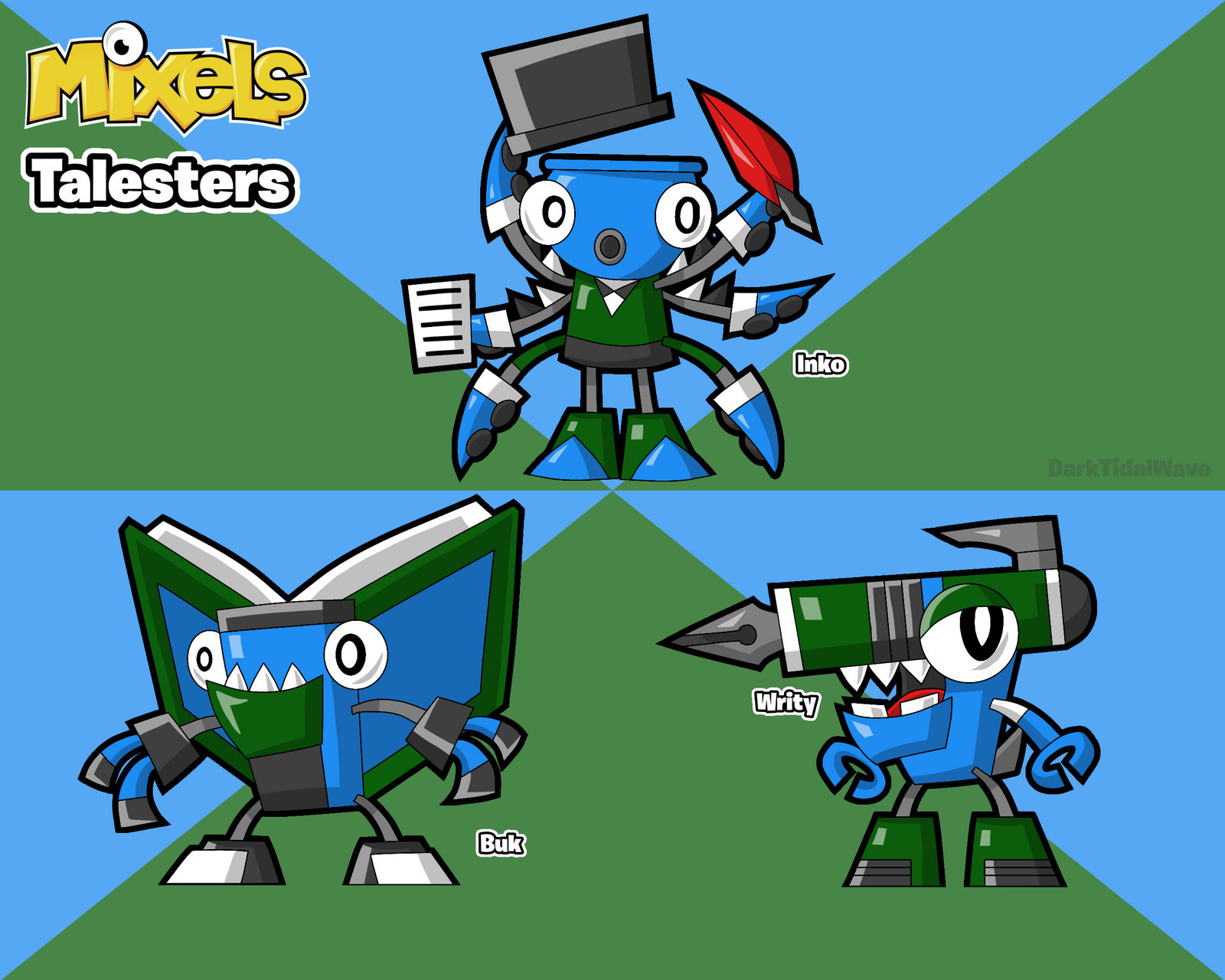 Mixels S1 OC: Talesters by DarkTidalWave on DeviantArt