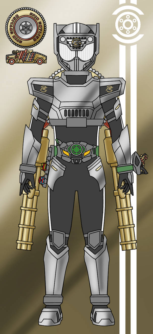 Kamen Rider Combat: Mega Spin Gatling by DarkTidalWave on DeviantArt