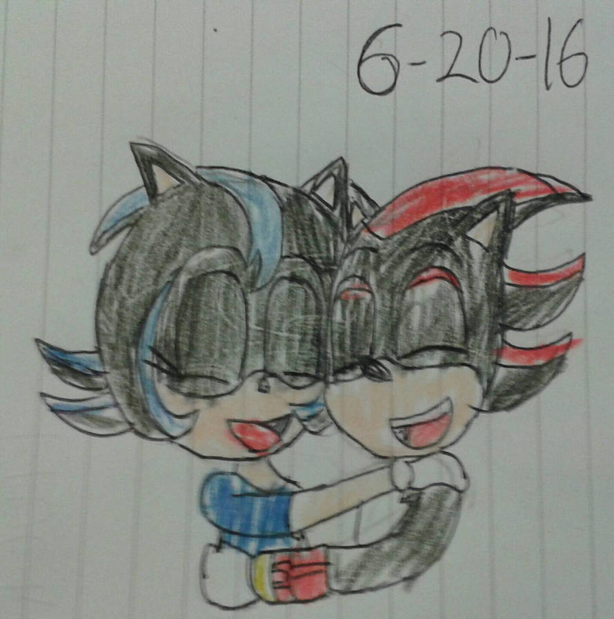 Nikki hugs Shadow by MariaFangirl1998 on DeviantArt