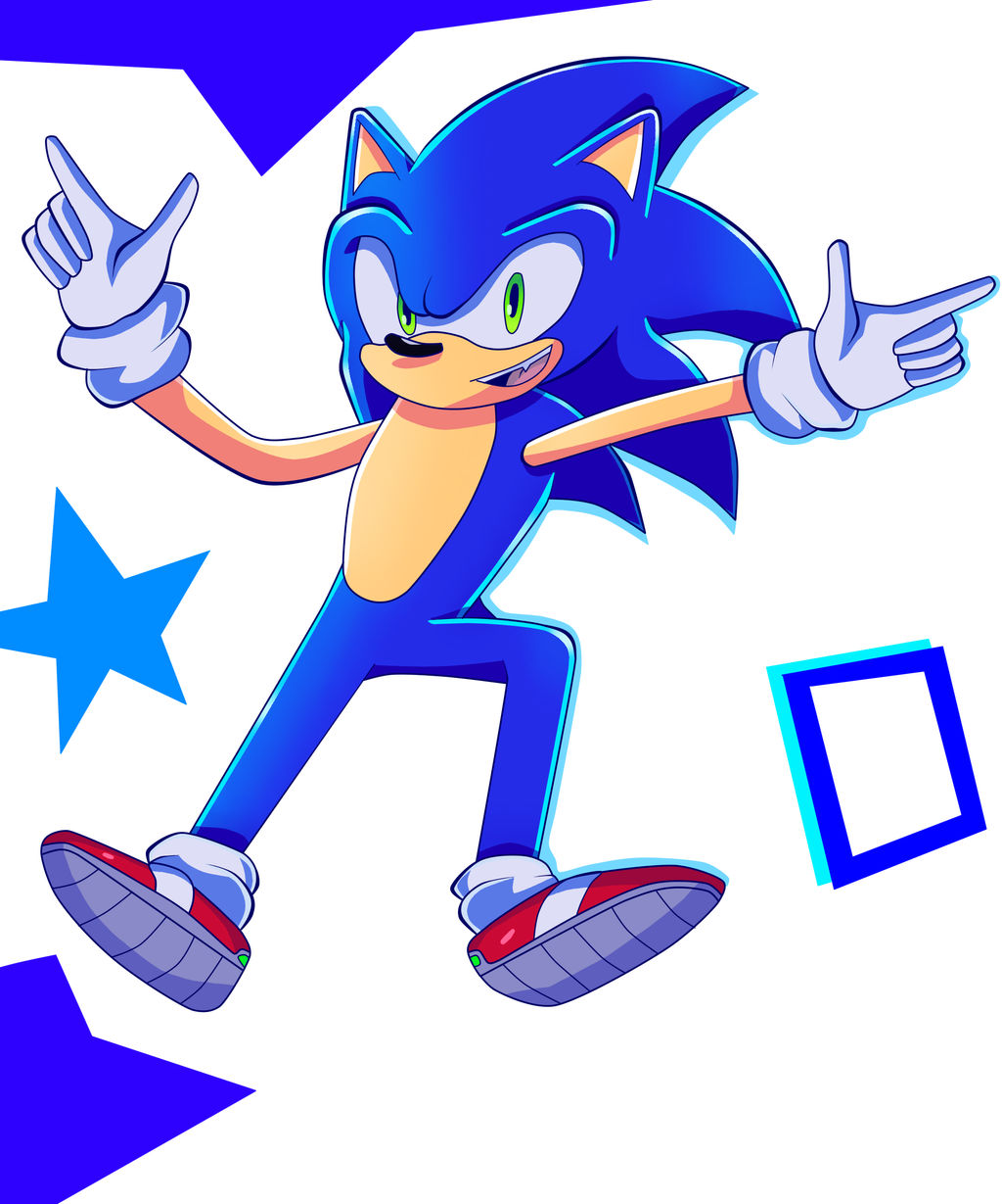 Sonic Redraw By Nealblue On Deviantart Sonic Redraw By Nealblue On Deviantart