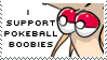 Pokeball Boobies stamp