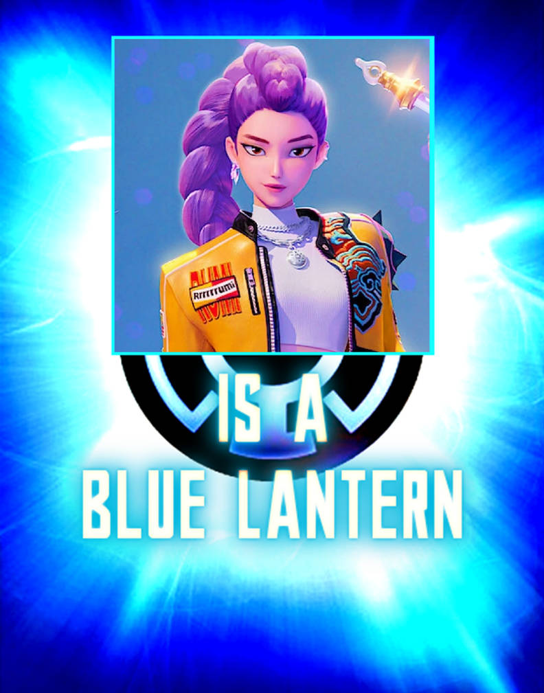 Violet Rumi Rumi is a Blue Lantern by TheAstuteDevil on DeviantArt