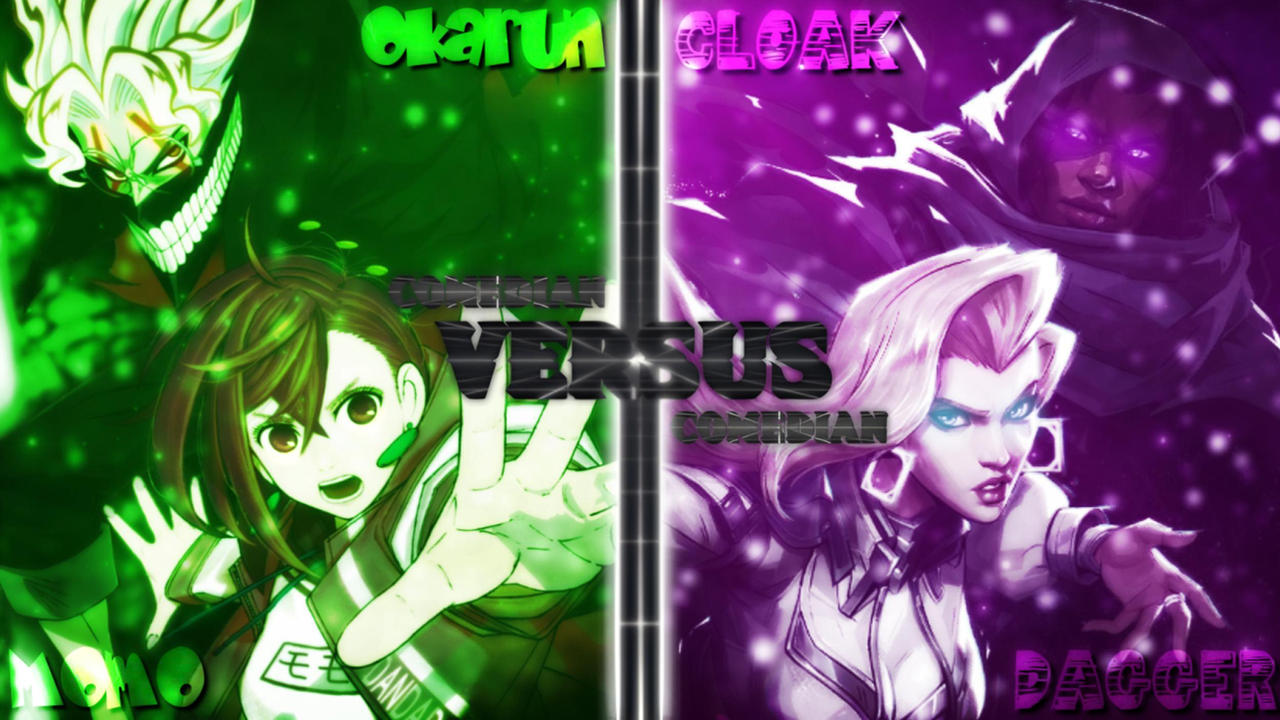 Momo /Okarun Vs. Cloak/Dagger by D2thag23 on DeviantArt