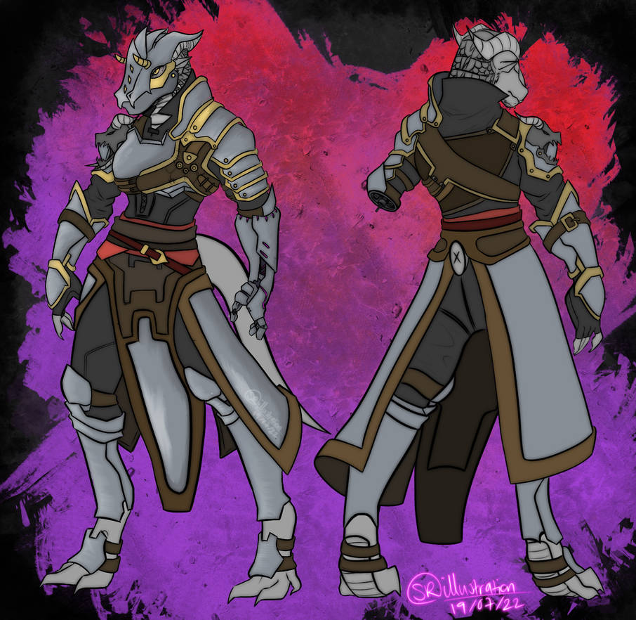 Character reference page commission by SRillustration256 on DeviantArt