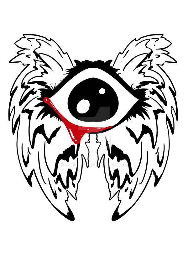 Weirdcore Art - Cute Eye Angel by fueltomylofi on DeviantArt