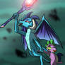 MLP Dragon Lord Ember and Spike