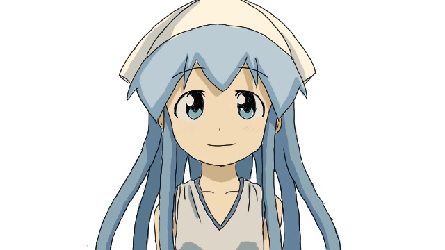 Squid Girl iPhone drawing